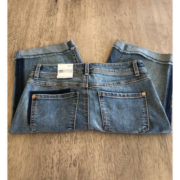 INC Core Denim Mid Rise Bermuda Shorts - 4/27 - Picture 7 of 8